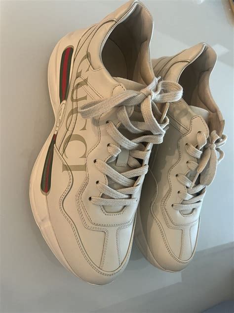 men's gucci rhyton sneakers|gucci rhyton sneakers used.